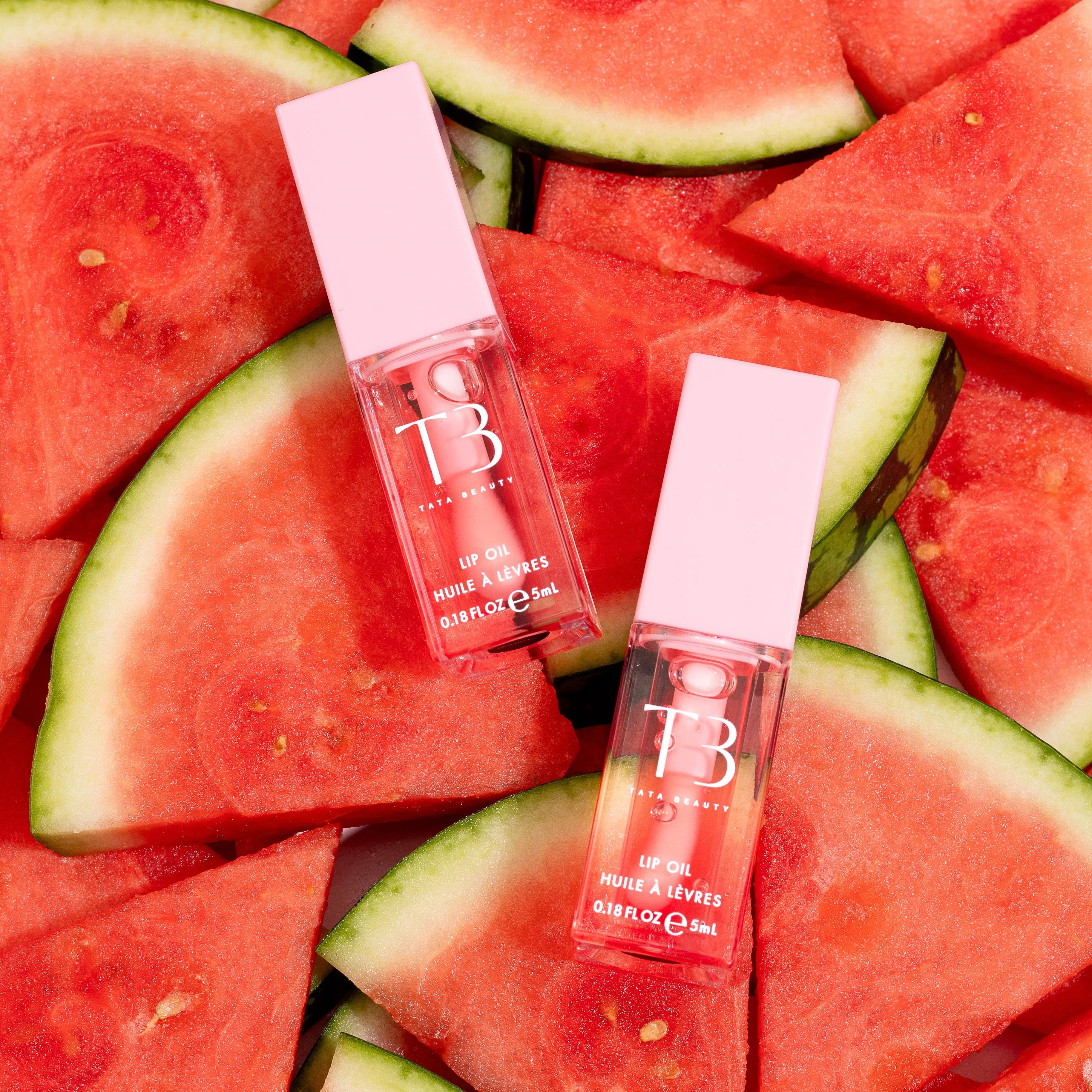 Lip gloss with watermelon Image 