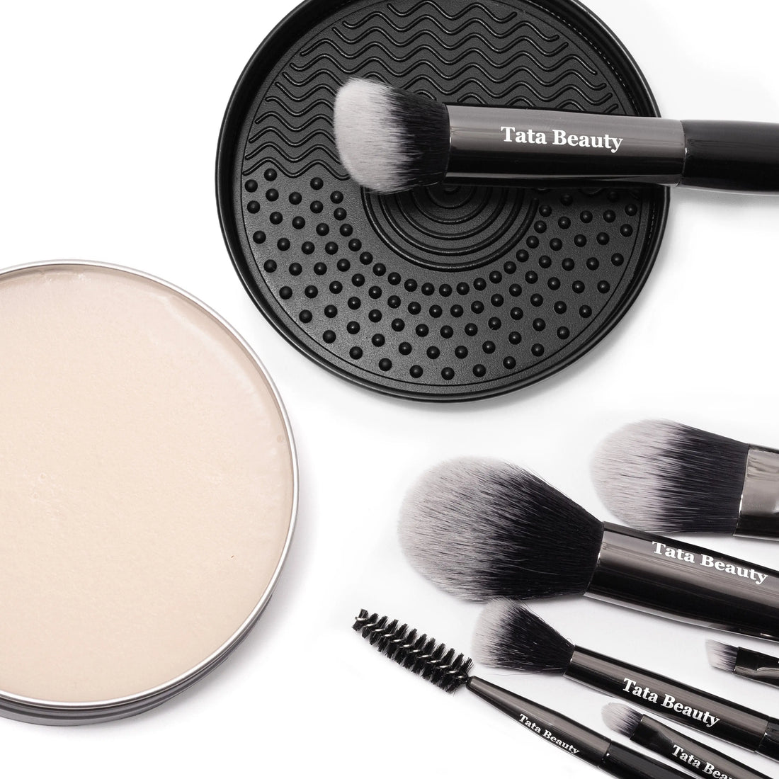 Tata Beauty Makeup brush set and Makeup brush Soap Tata Beauty